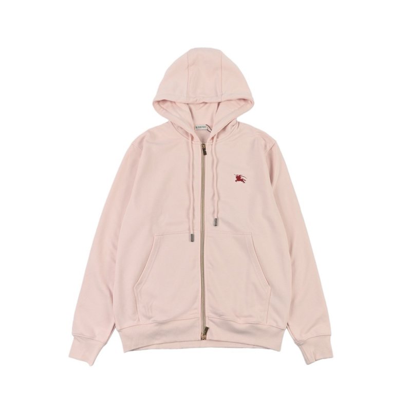 Burberry Pink Zip Hoodie view