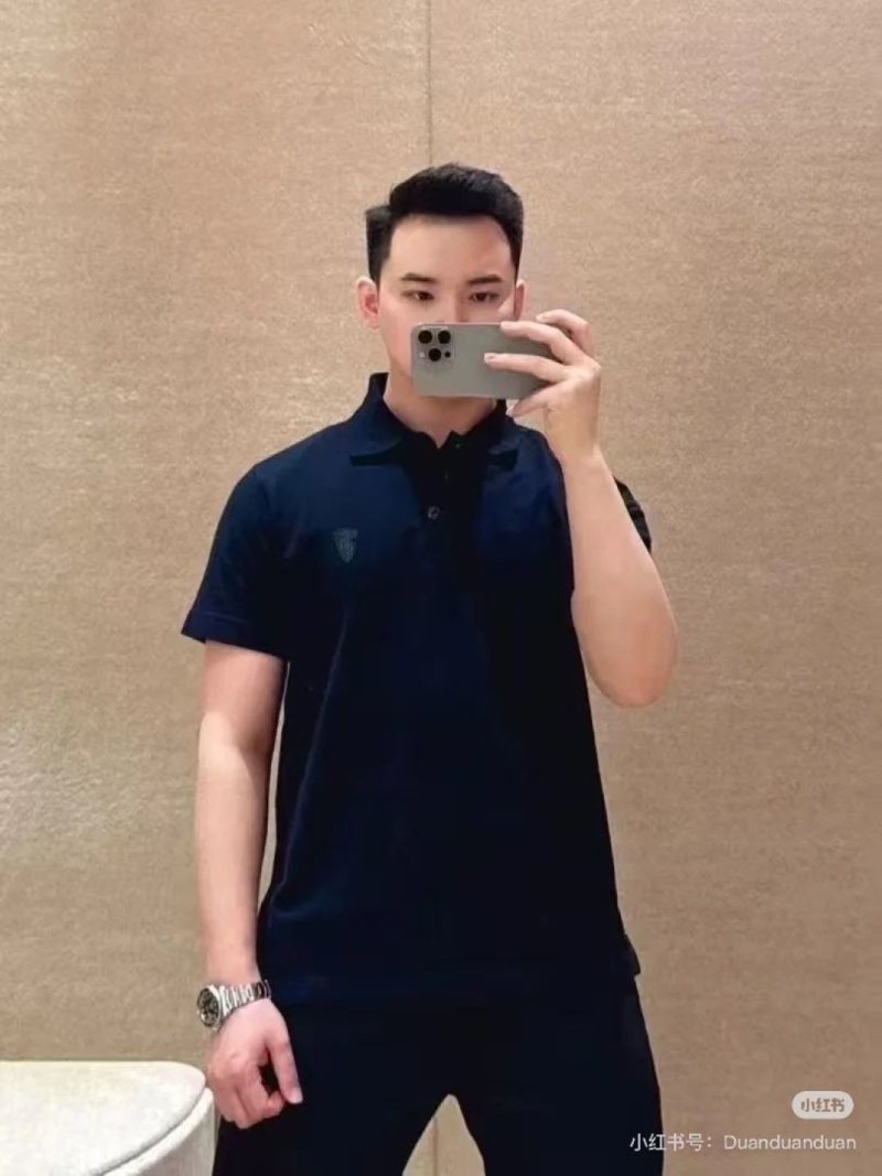 Stone Island Black Short Sleeve Polo Shirt view