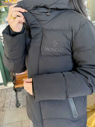 Black Puffer Down Jacket – Warm Winter Coat view 9