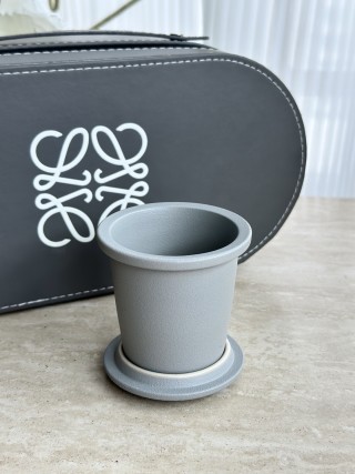 Loewe Ceramic Tea Caddy Lid - Grey & White view 4