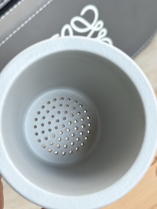 Loewe Ceramic Tea Caddy Lid - Grey & White view 8