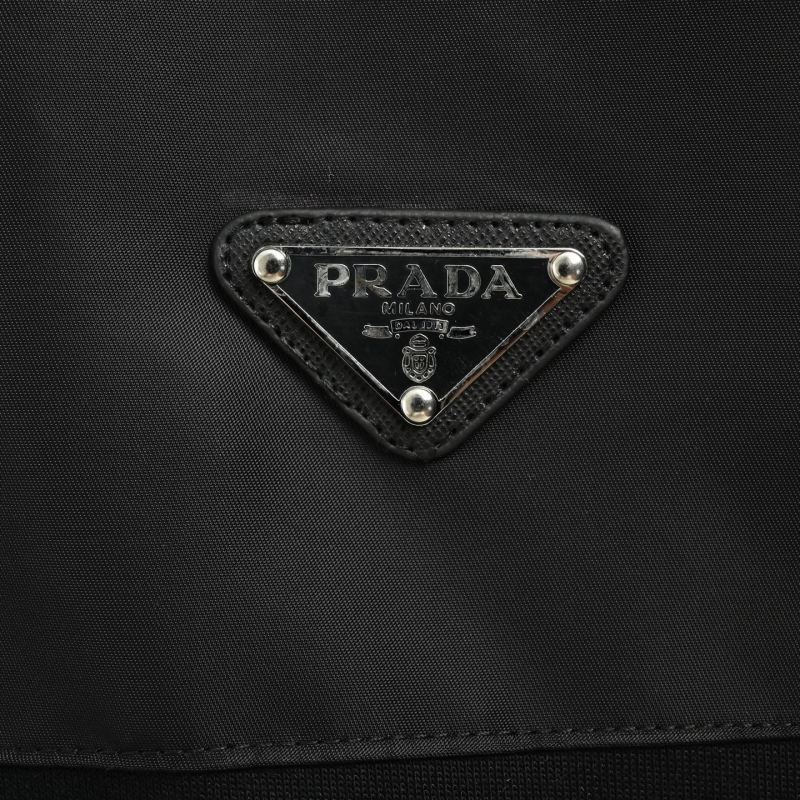 Prada Black Half-Zip Technical Nylon Jacket view
