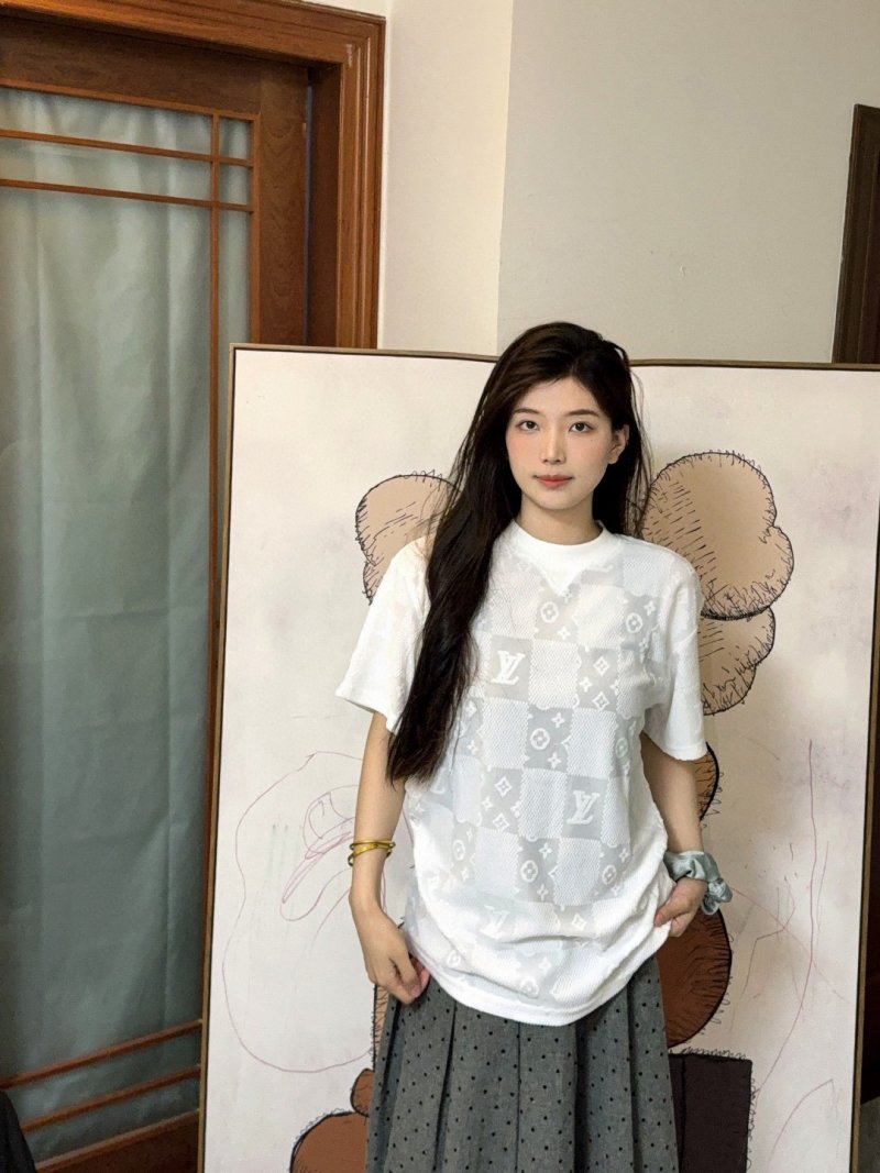 Louis Vuitton Monogram White Short Sleeve T-Shirt