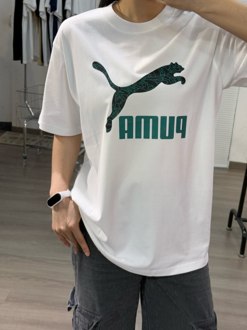 Margiela Dachshund Dog Graphic White T-Shirt view