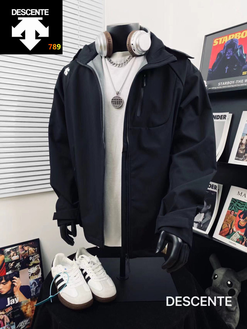 Kailas Color-Block Hooded Windbreaker Jacket Black White view
