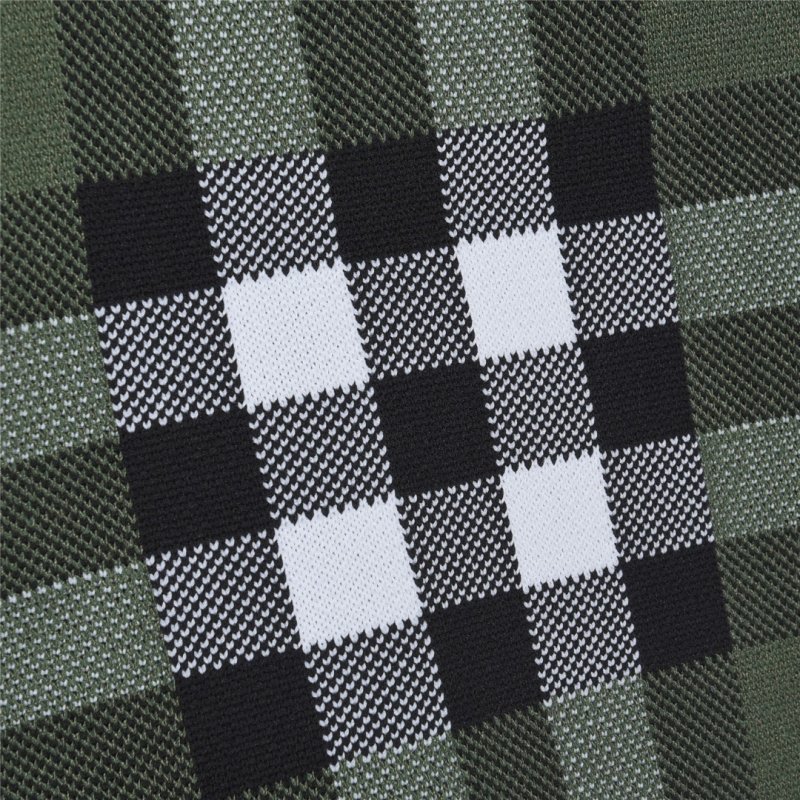 Burberry Green Check Wool Blend Shorts view