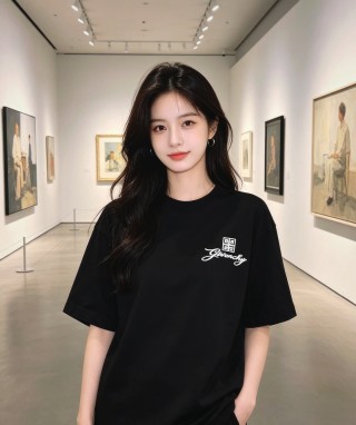 Givenchy Black Logo Short Sleeve T-Shirt view 3