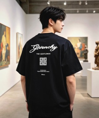 Givenchy Black Logo Short Sleeve T-Shirt view 4