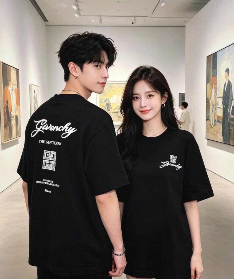 Givenchy Black Logo Short Sleeve T-Shirt view