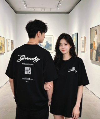 Givenchy Black Logo Short Sleeve T-Shirt view 8