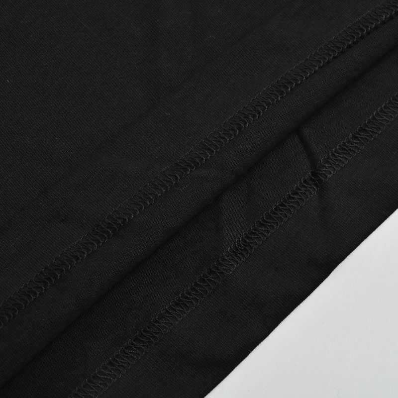Gucci Logo Embroidered Black T-Shirt view