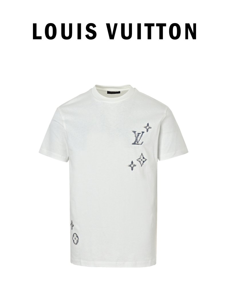 Louis Vuitton Monogram Cream Short Sleeve T-Shirt view