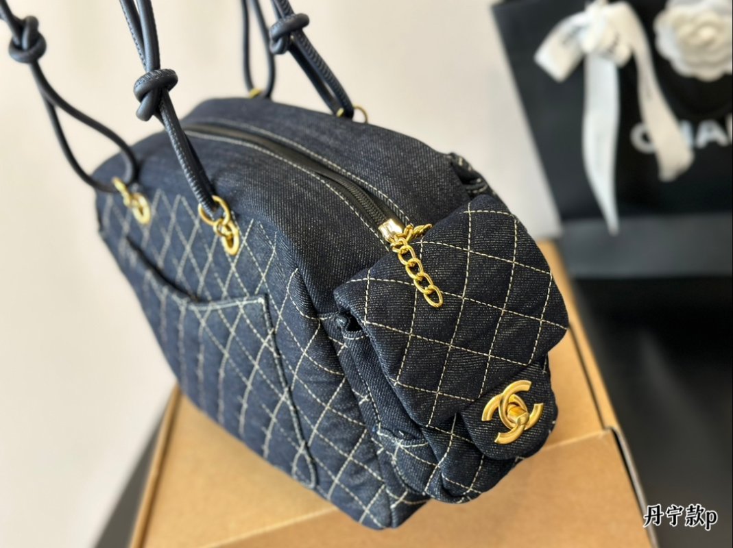 Chanel Quilted Black Vintage-Inspired Shoulder Bag view