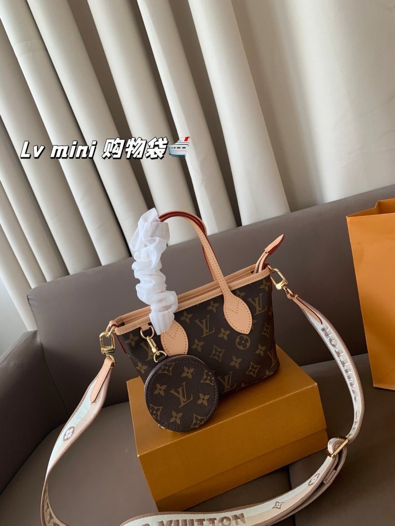 Louis Vuitton Mini Shopping Bag Monogram Canvas with Pouch
