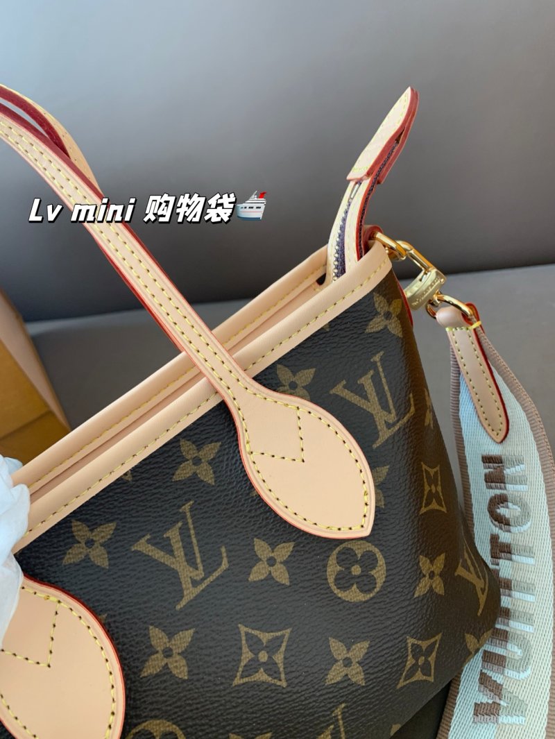 Louis Vuitton Mini Shopping Bag Monogram Canvas with Pouch view