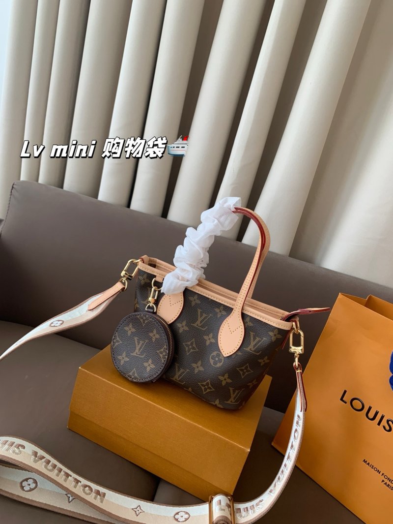 Louis Vuitton Mini Shopping Bag Monogram Canvas with Pouch view