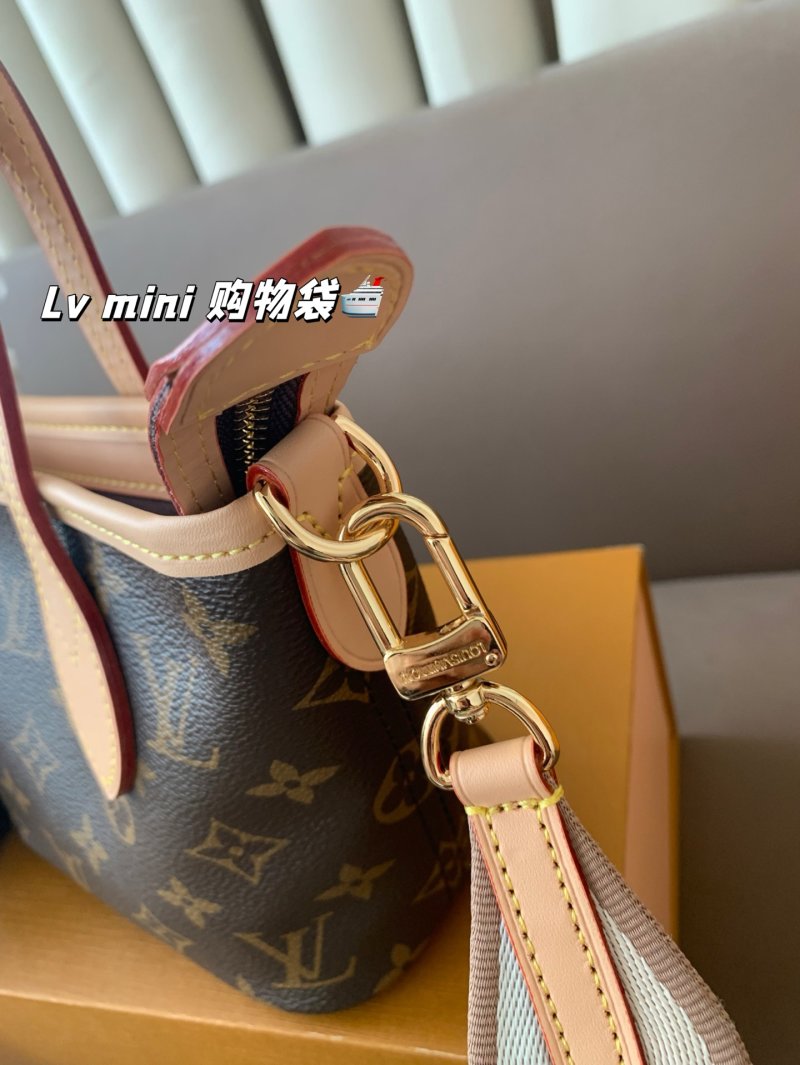 Louis Vuitton Mini Shopping Bag Monogram Canvas with Pouch view