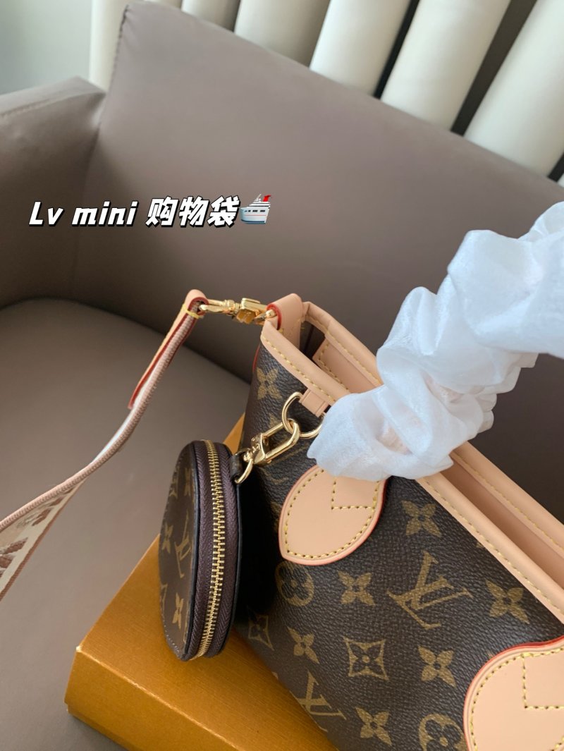 Louis Vuitton Mini Shopping Bag Monogram Canvas with Pouch view