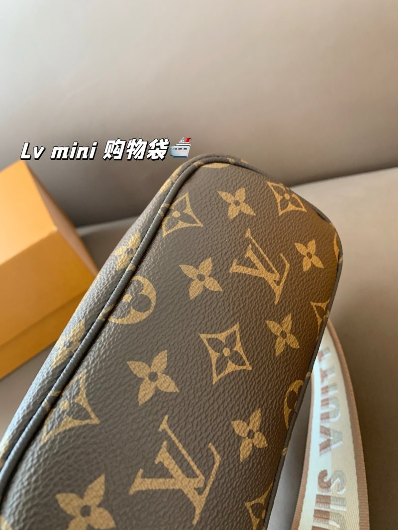 Louis Vuitton Mini Shopping Bag Monogram Canvas with Pouch view