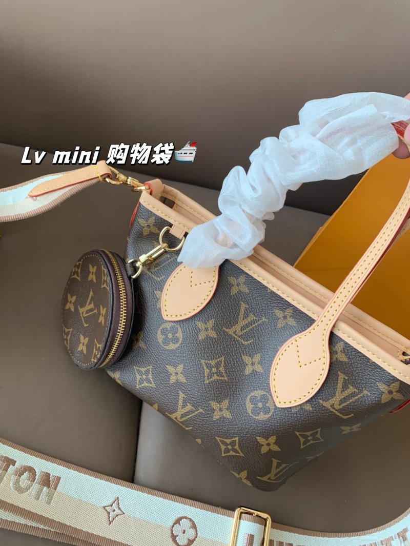 Louis Vuitton Mini Shopping Bag Monogram Canvas with Pouch view