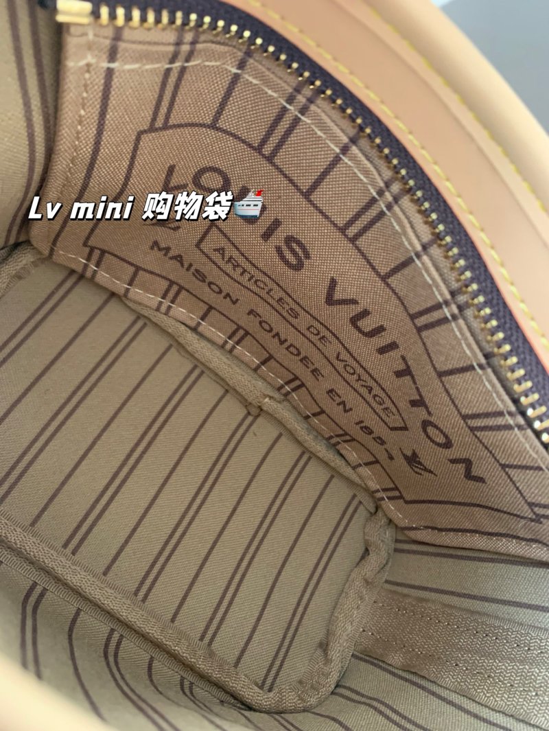 Louis Vuitton Mini Shopping Bag Monogram Canvas with Pouch view