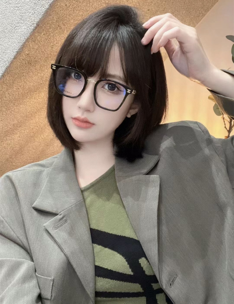 Black Square Frame Blue Light Blocking Glasses