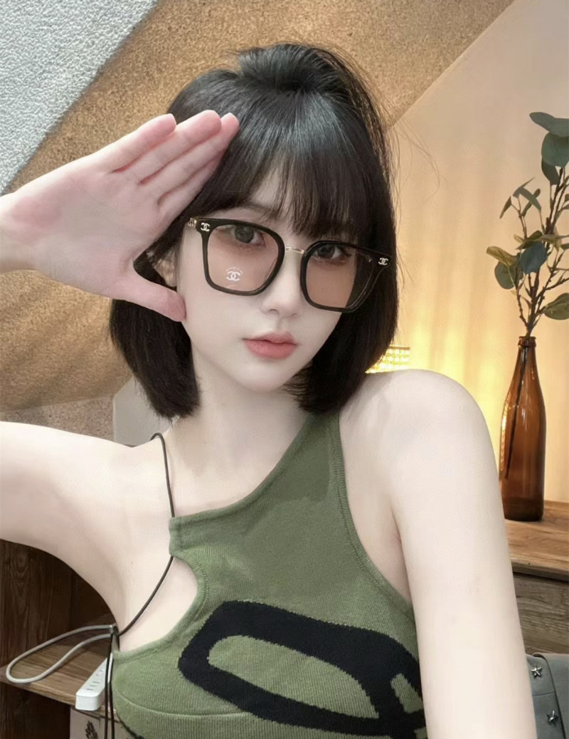 Black Square Frame Blue Light Blocking Glasses view