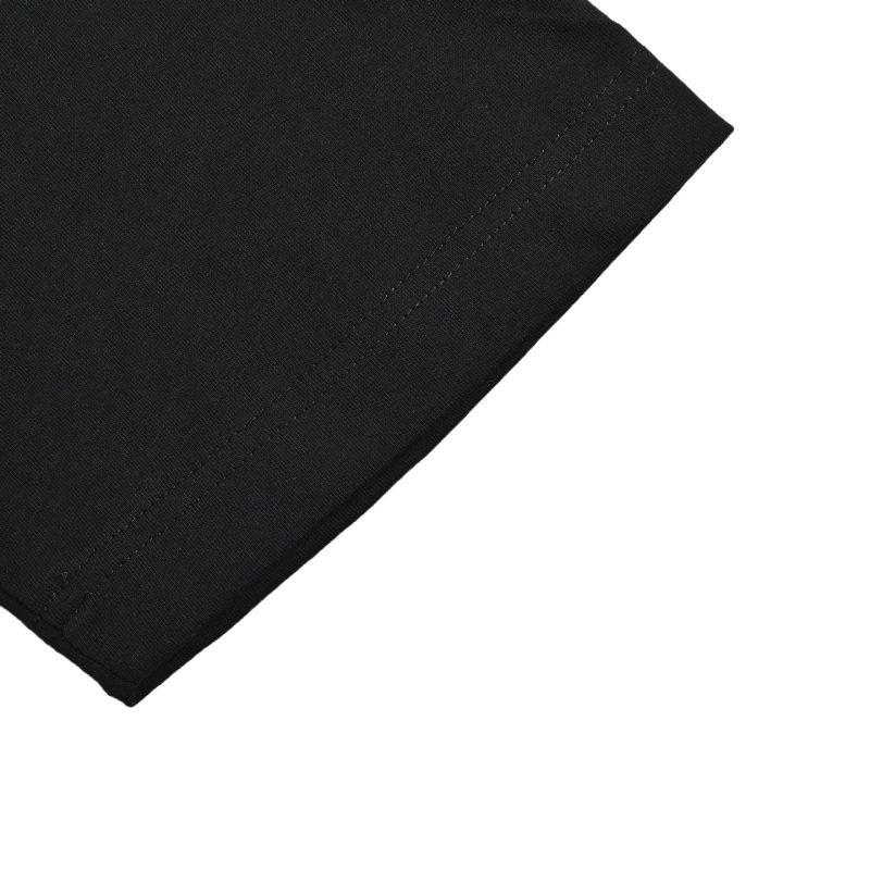 Burberry Black Logo Embroidered T-Shirt view