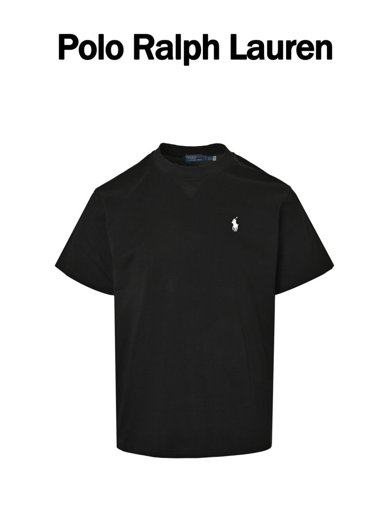 Polo Ralph Lauren Black Embroidered Logo T-Shirt view