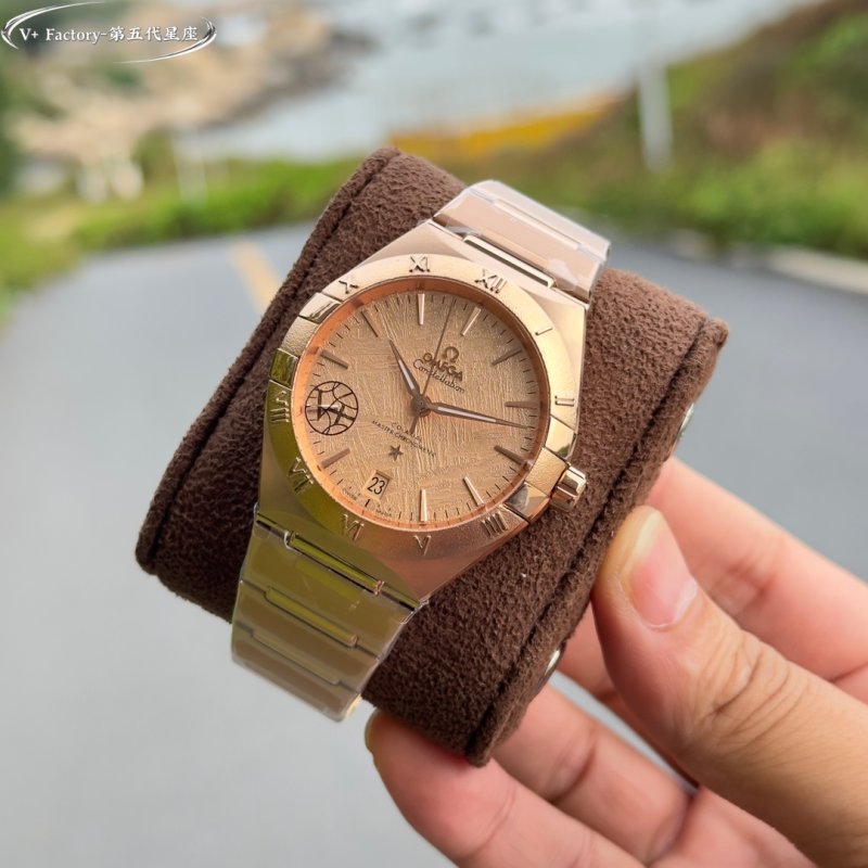 Omega Constellation 41mm Steel Watch Replica view