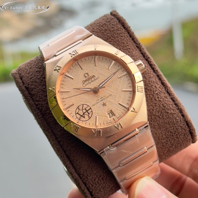 Omega Constellation 41mm Steel Watch Replica view