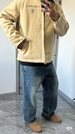 Carhartt Canvas Work Jacket Cream