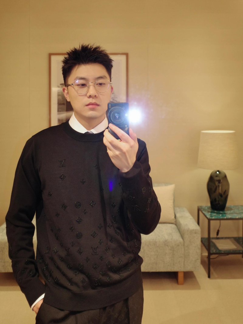Louis Vuitton Monogram Embellished Black Sweatshirt view