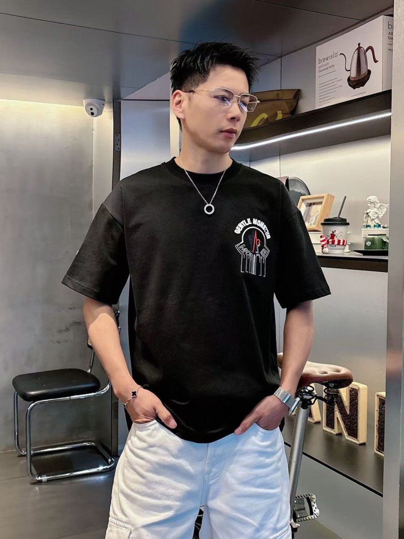Black Graphic Print Short Sleeve T-Shirt