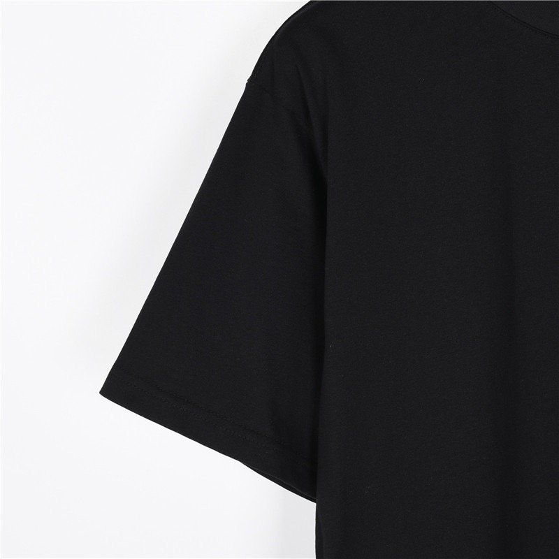 Loewe Anagram Embossed Leather Pocket T-Shirt Black view
