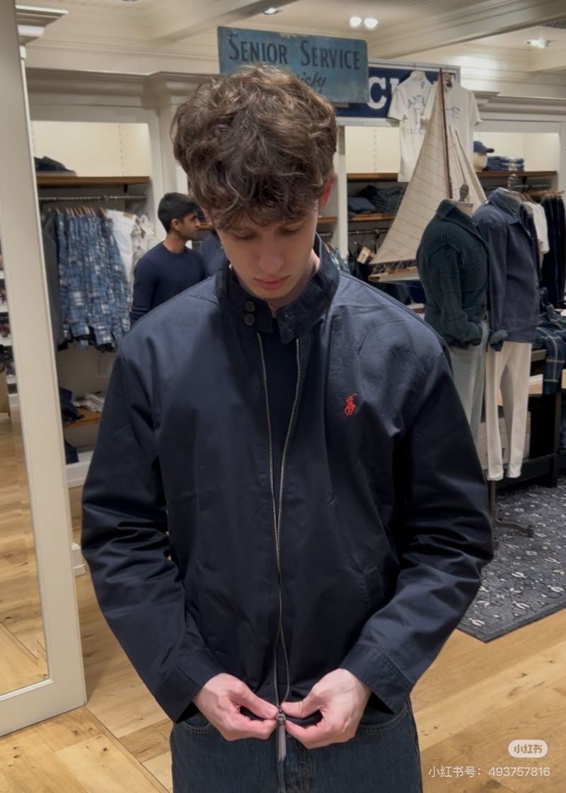 Polo Ralph Lauren Navy Harrington Jacket view
