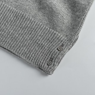 Thom Browne 4-Bar Wool Crew Neck Sweater Grey view 8