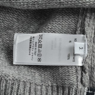Thom Browne 4-Bar Wool Crew Neck Sweater Grey view 10