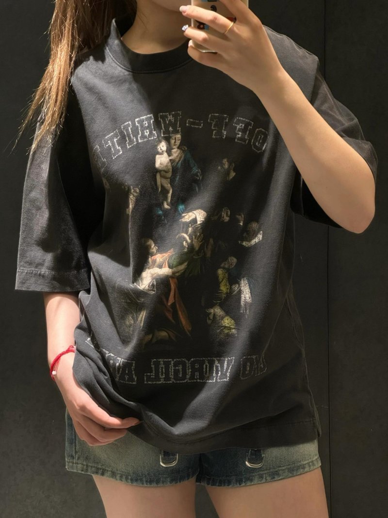 Vintage Graphic Black T-Shirt with Oversized Fit view