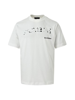 Balenciaga Braille Text White T-Shirt view 8