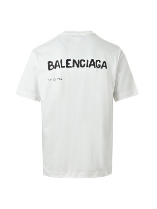 Balenciaga Braille Text White T-Shirt view 9