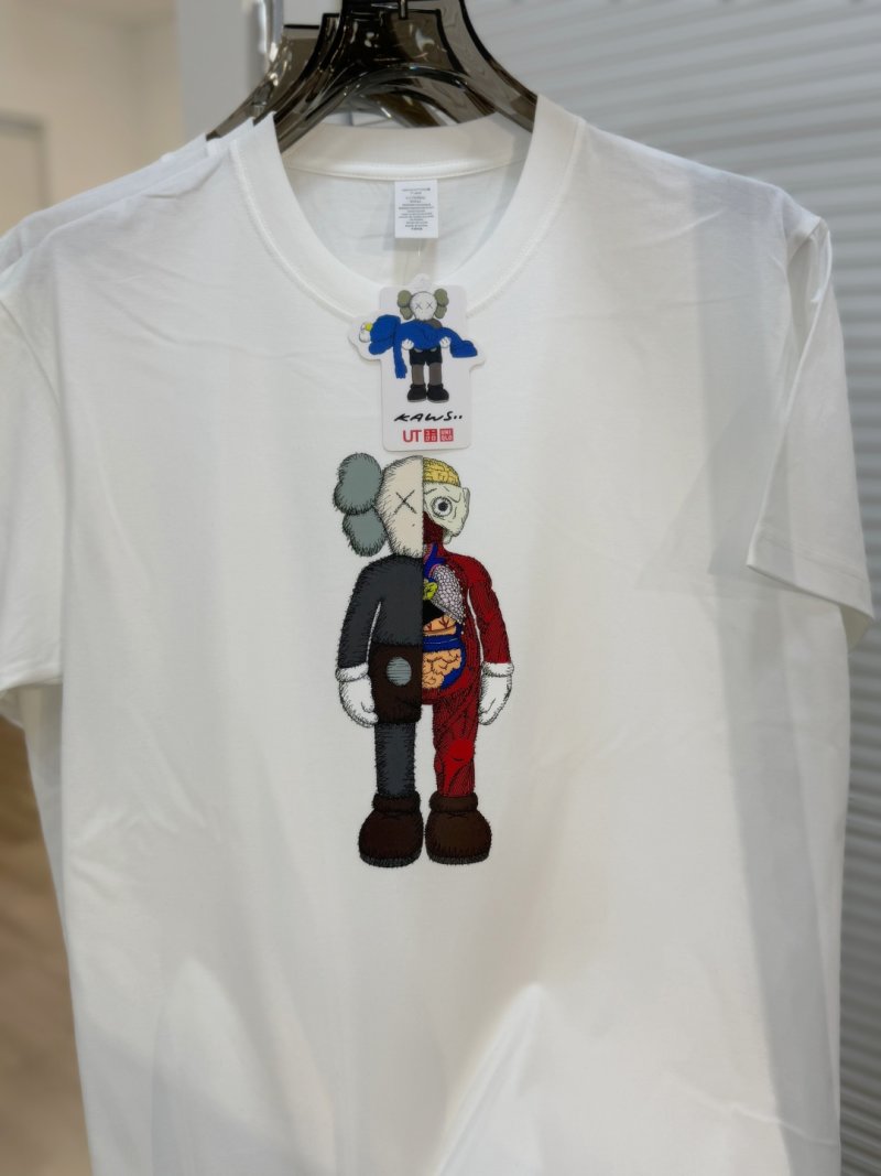 KAWS Character Print White T-Shirt