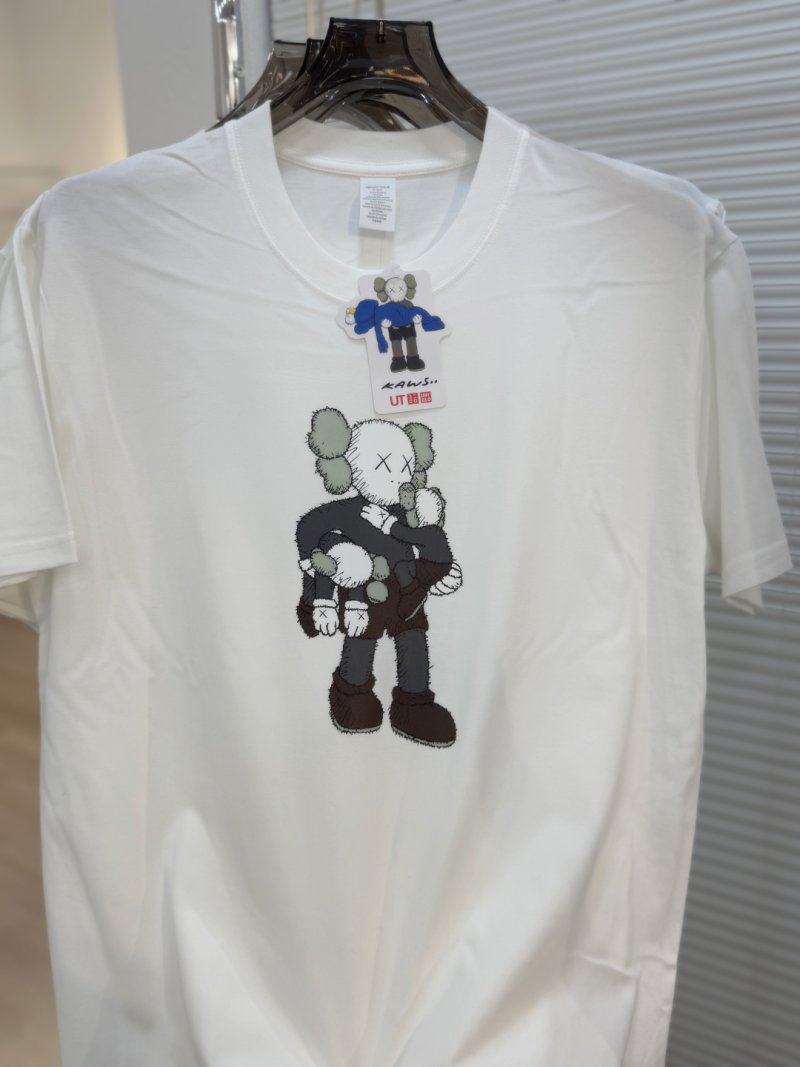 KAWS Character Print White T-Shirt view