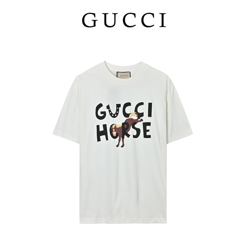 Gucci Horse White Oversized T-Shirt view