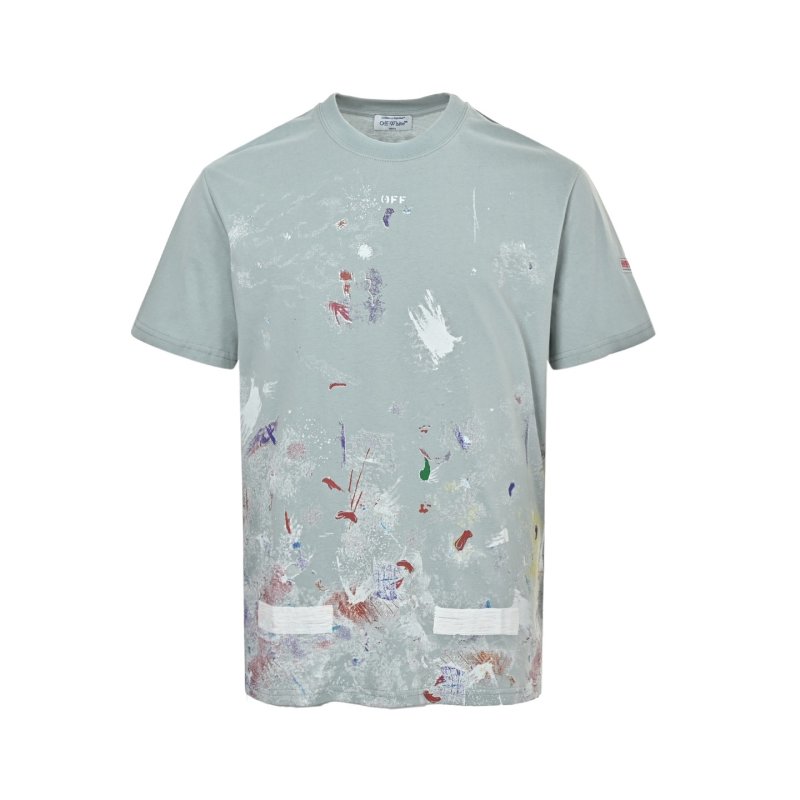 Pastel Floral Print Oversized Short Sleeve T-Shirt Light Blue view