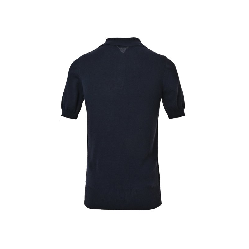 Navy Short Sleeve Polo Shirt view