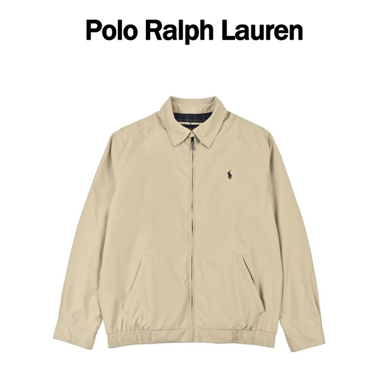 Polo Ralph Lauren Khaki Harrington Jacket with Embroidered Pony