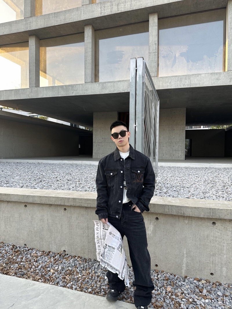 Essentials Black Denim Jacket