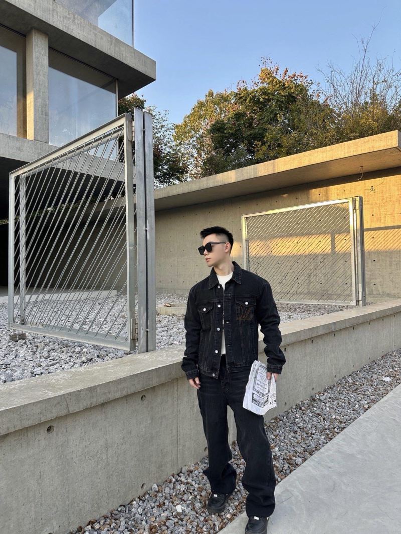 Essentials Black Denim Jacket view