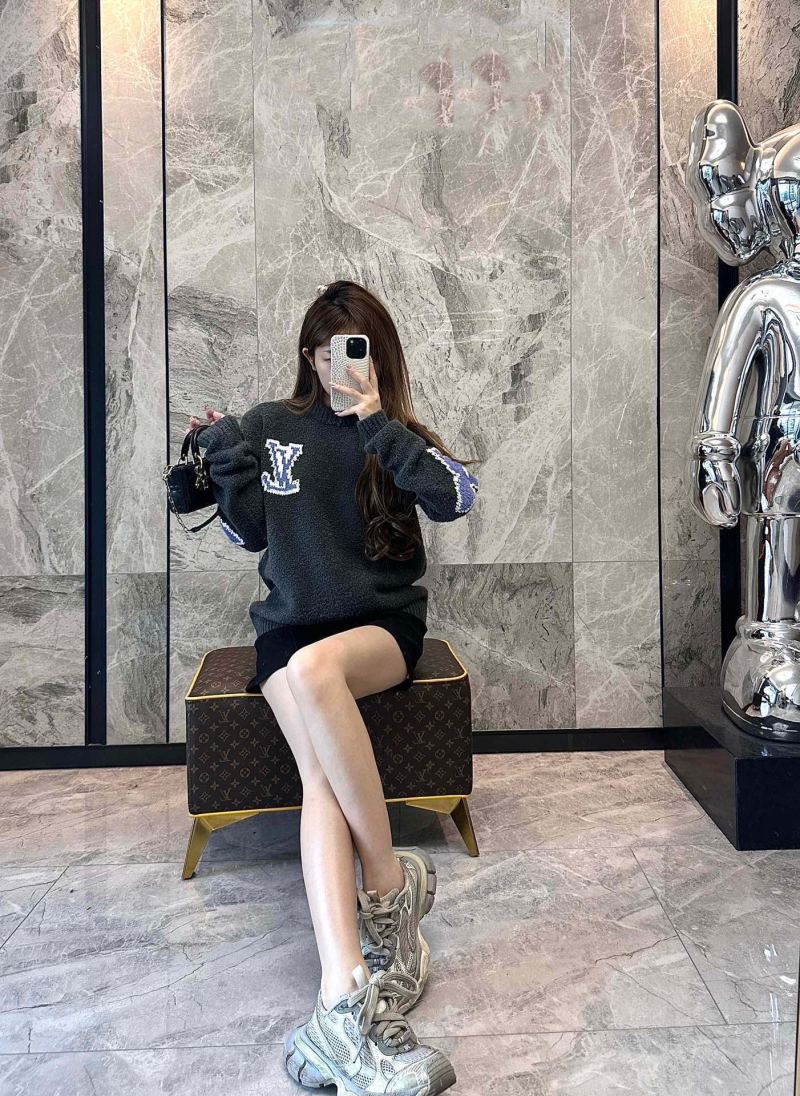 Louis Vuitton LV Monogram Charcoal Knit Sweater view